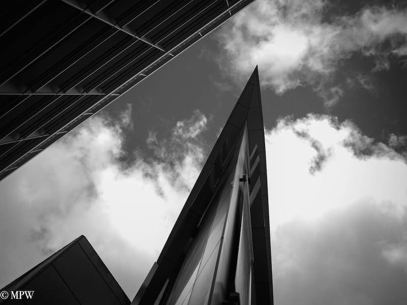 mike wheelton black and white, colour street photography Queen Street Auckland city