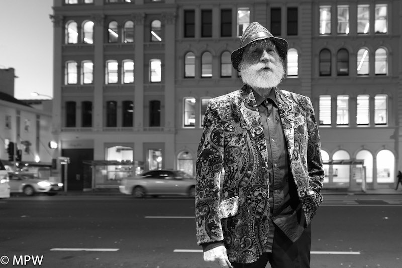 black and white photos queen street auckland