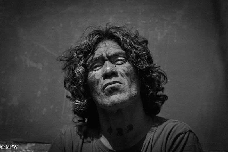 mike wheelton black and white, colour street photography Queen Street Auckland city