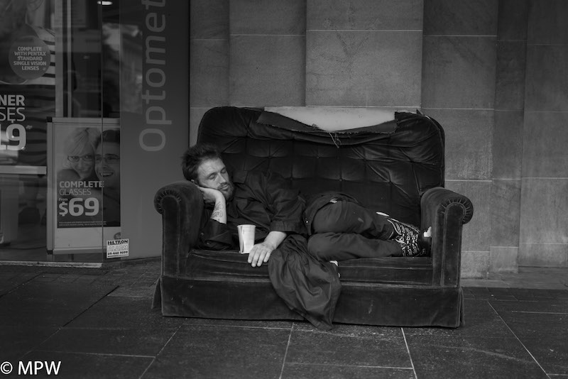 black and white photos queen street auckland