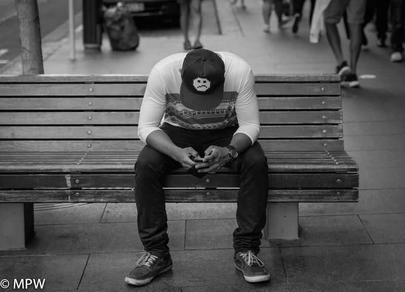 black and white photos queen street auckland