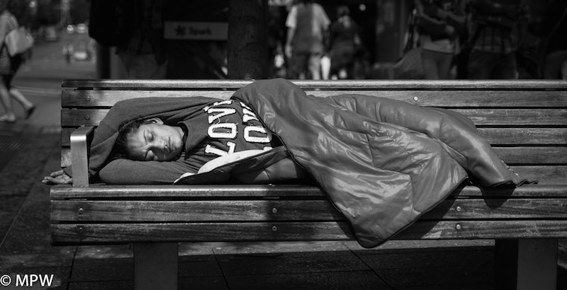 black and white photos queen street auckland