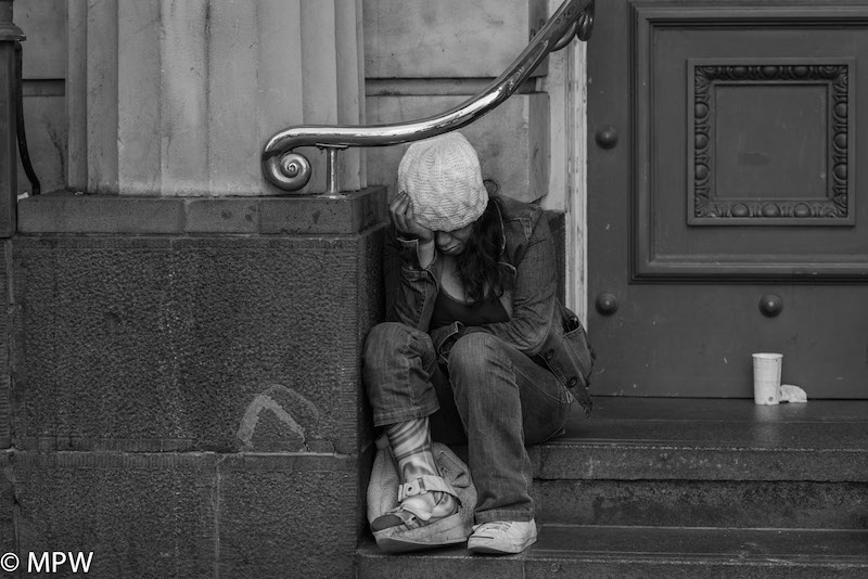 black and white photos queen street auckland mike wheelton