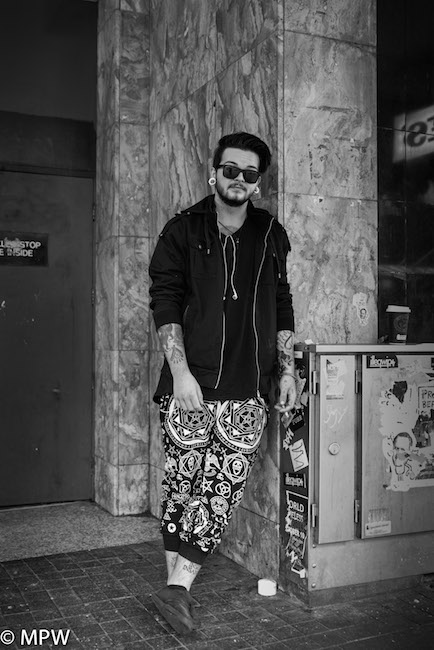 black and white photos queen street auckland mike wheelton