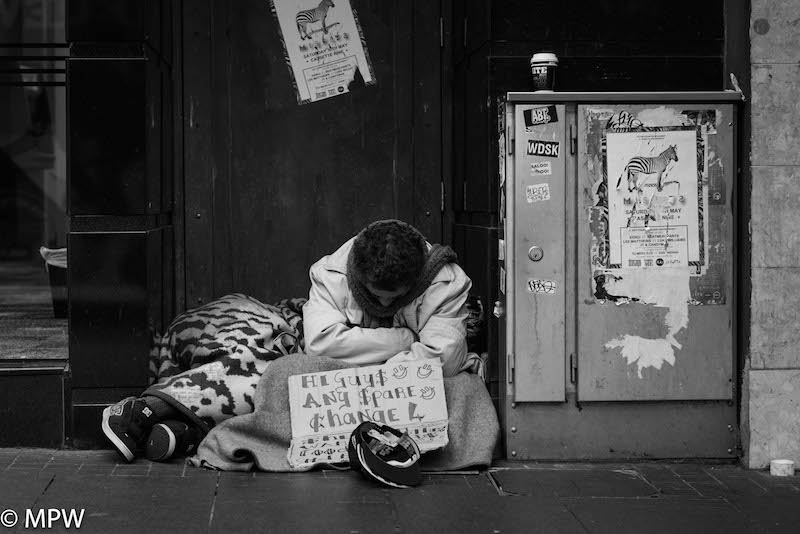 black and white photos queen street auckland mike wheelton