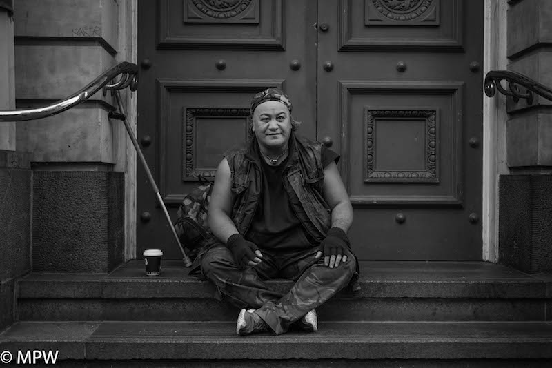 black and white photos queen street auckland mike wheelton