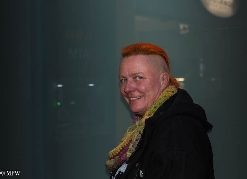 mike wheelton black and white, colour street photography Queen Street Auckland city