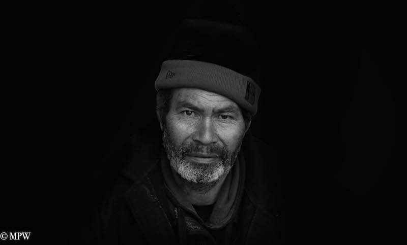 mike wheelton black and white, colour street photography Queen Street Auckland city