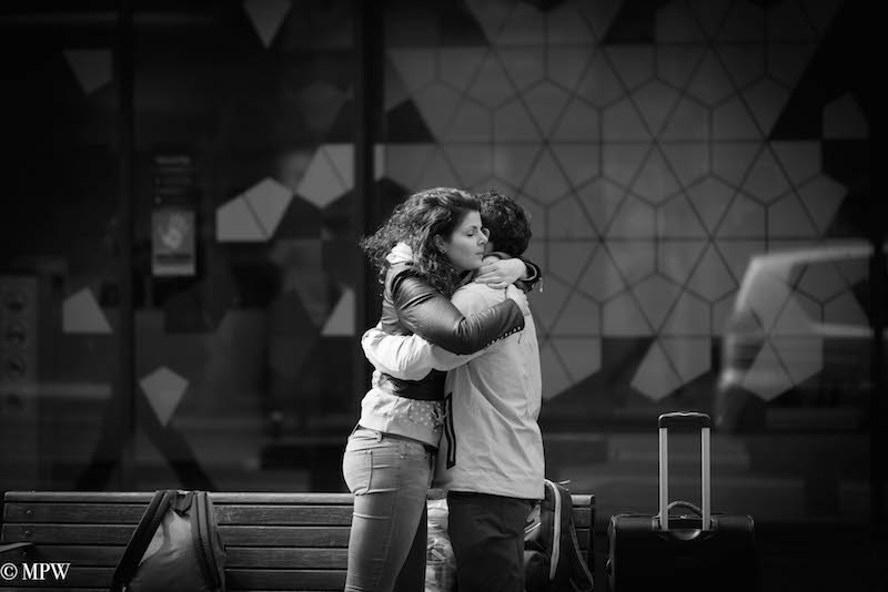 mike wheelton black and white, colour street photography Queen Street Auckland city