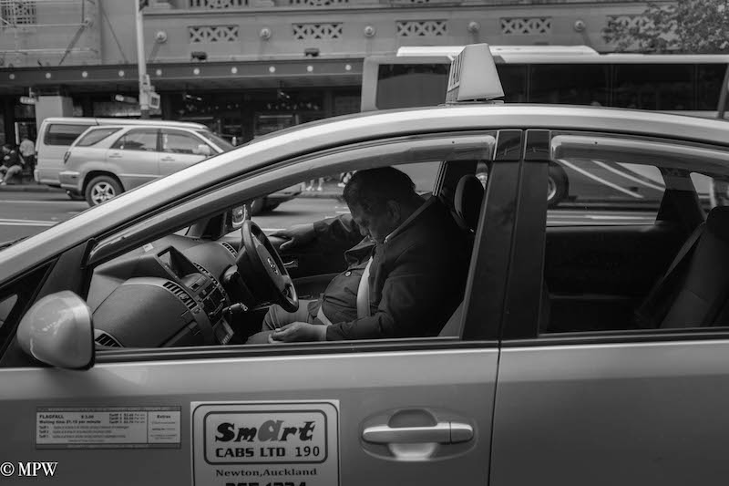 mike wheelton. The largest collection of colour, black and white street photography, in Queen Street, Auckland city, New Zealand