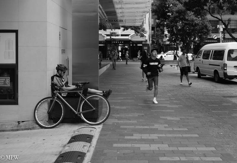 Mike Wheelton. The largest collection of colour, black and white street photography. Taken in and around Queen Street, Auckland city, New Zealand.