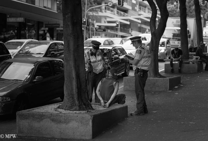 Mike Wheelton. The largest collection of colour, black and white street photography. Taken in and around Queen Street, Auckland city, New Zealand.