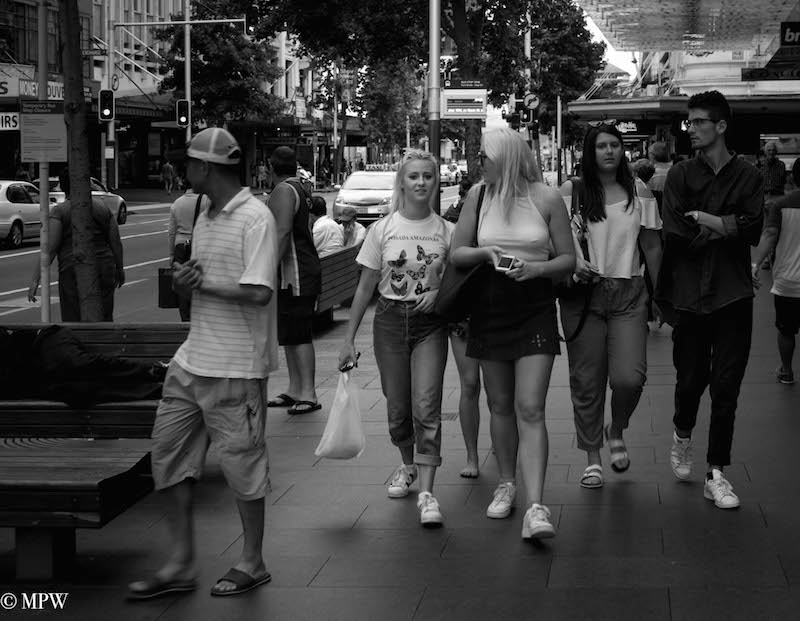 Mike Wheelton photo storyteller. The largest collection of colour, black and white street photography. Taken in and around Queen Street, Auckland city, New Zealand.