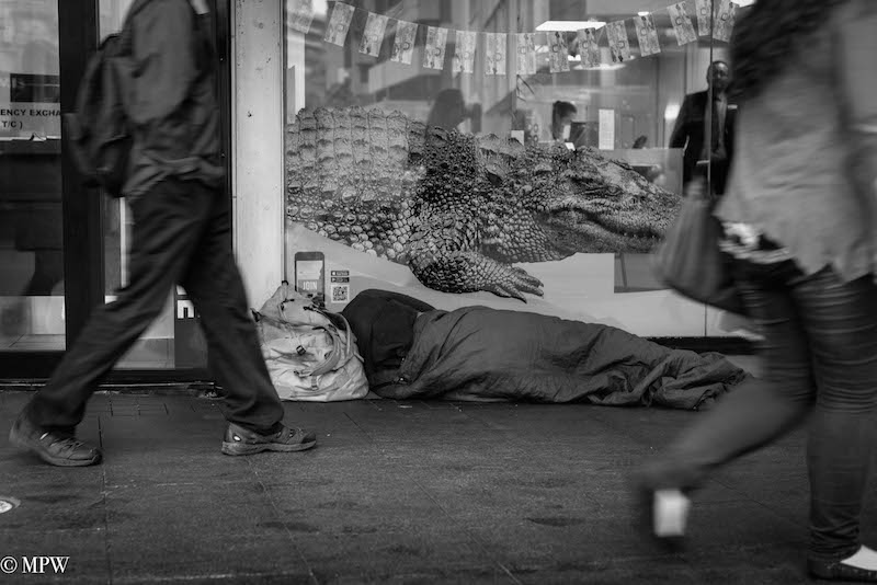 Mike Wheelton photo storyteller. The largest collection of colour, black and white street photography. Taken in and around Queen Street, Auckland city, New Zealand.