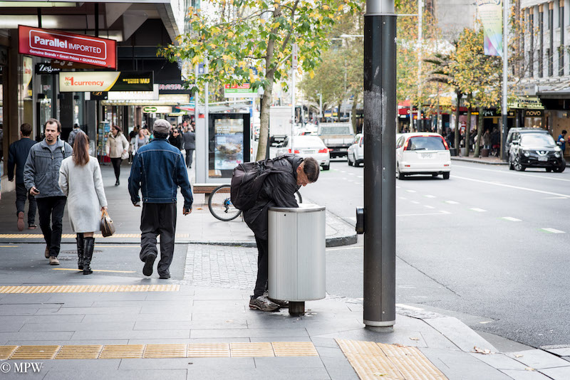 Mike Wheelton photo storyteller. The largest collection of colour, black and white street photography. Taken in and around Queen Street, Auckland city, New Zealand.