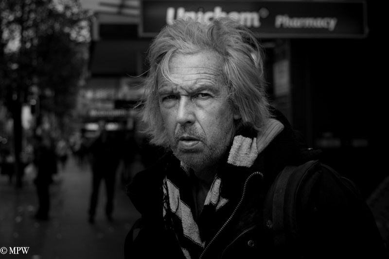 Mike Wheelton photo storyteller. The largest collection of colour, black and white street photography. Taken in and around Queen Street, Auckland city, New Zealand.