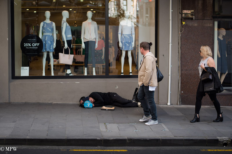 Mike Wheelton photo storyteller. The largest collection of colour, black and white street photography. Taken in and around Queen Street, Auckland city, New Zealand.
