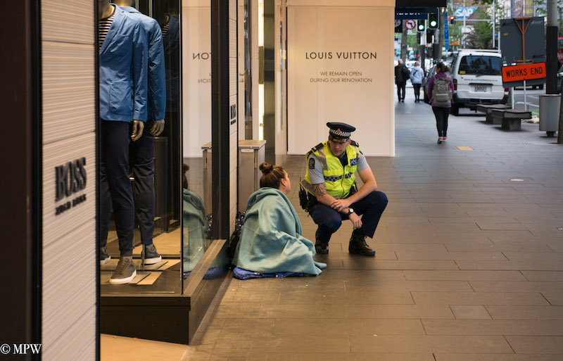 Mike Wheelton photo storyteller. The largest collection of colour, black and white street photography. Taken in and around Queen Street, Auckland city, New Zealand.