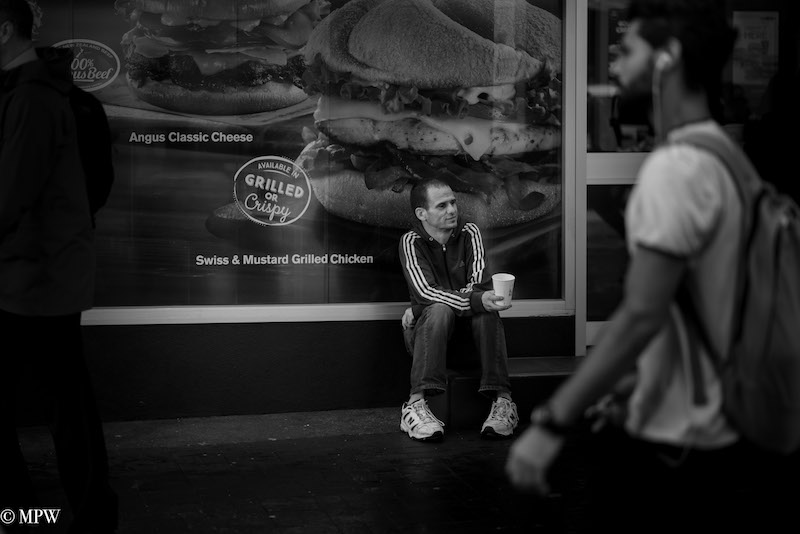 Mike Wheelton photo storyteller. The largest collection of colour, black and white street photography. Taken in and around Queen Street, Auckland city, New Zealand.