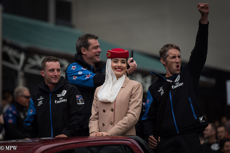 Americas Cup victory parade, Auckland 2017.