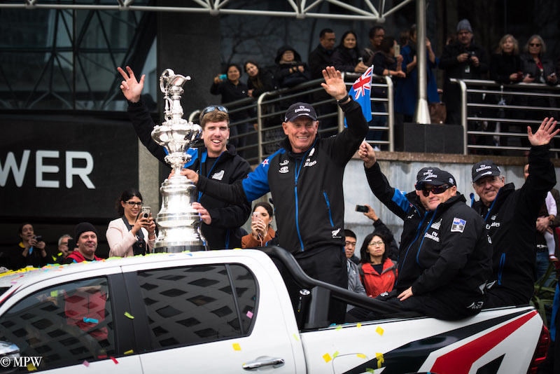 Americas Cup victory parade, Auckland 2017.
