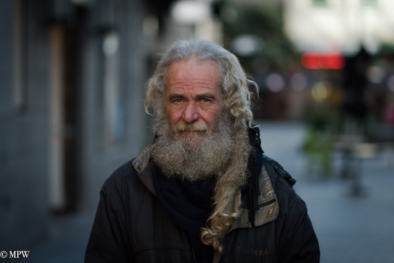Mike Wheelton street photographer. Colour and black and white. Queen Street, Auckland city, New Zealand.
