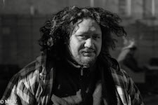 faces of queen street black and white colour photos