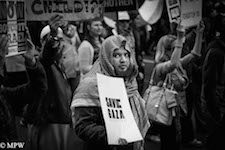 black and white street photo auckland