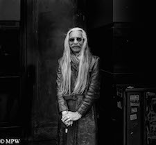 black and white street photo auckland