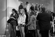 black and white photos queen street auckland