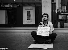 black and white photos queen street auckland
