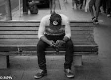 black and white photos queen street auckland