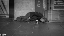 black and white photos queen street auckland