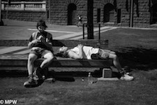 black and white photos queen street auckland mike wheelton