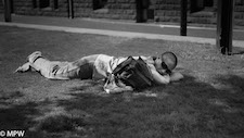 black and white photos queen street auckland mike wheelton