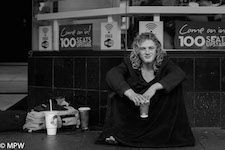 black and white photos queen street auckland mike wheelton