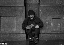 black and white photos queen street auckland mike wheelton