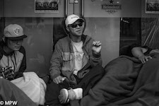 black and white photos queen street auckland mike wheelton