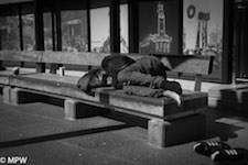 black and white photos queen street auckland mike wheelton