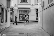 black and white photos queen street auckland mike wheelton