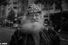 black and white photos queen street auckland mike wheelton