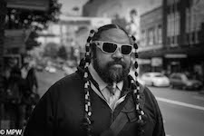 black and white photos queen street auckland mike wheelton