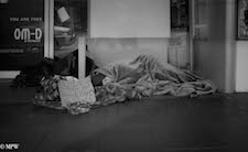 mike wheelton black and white photography Queen Street Auckland city
