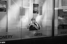 mike wheelton black and white, colour street photography Queen Street Auckland city