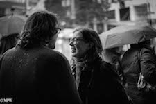 mike wheelton black and white, colour street photography Queen Street Auckland city
