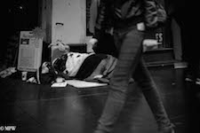 mike wheelton black and white, colour street photography Queen Street Auckland city