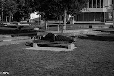 mike wheelton black and white, colour street photography Queen Street Auckland city