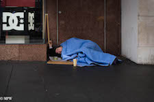 mike wheelton black and white, colour street photography Queen Street Auckland city
