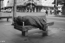 mike wheelton black and white, colour street photography Queen Street Auckland city