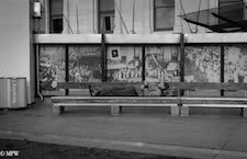 mike wheelton black and white, colour street photography Queen Street Auckland city